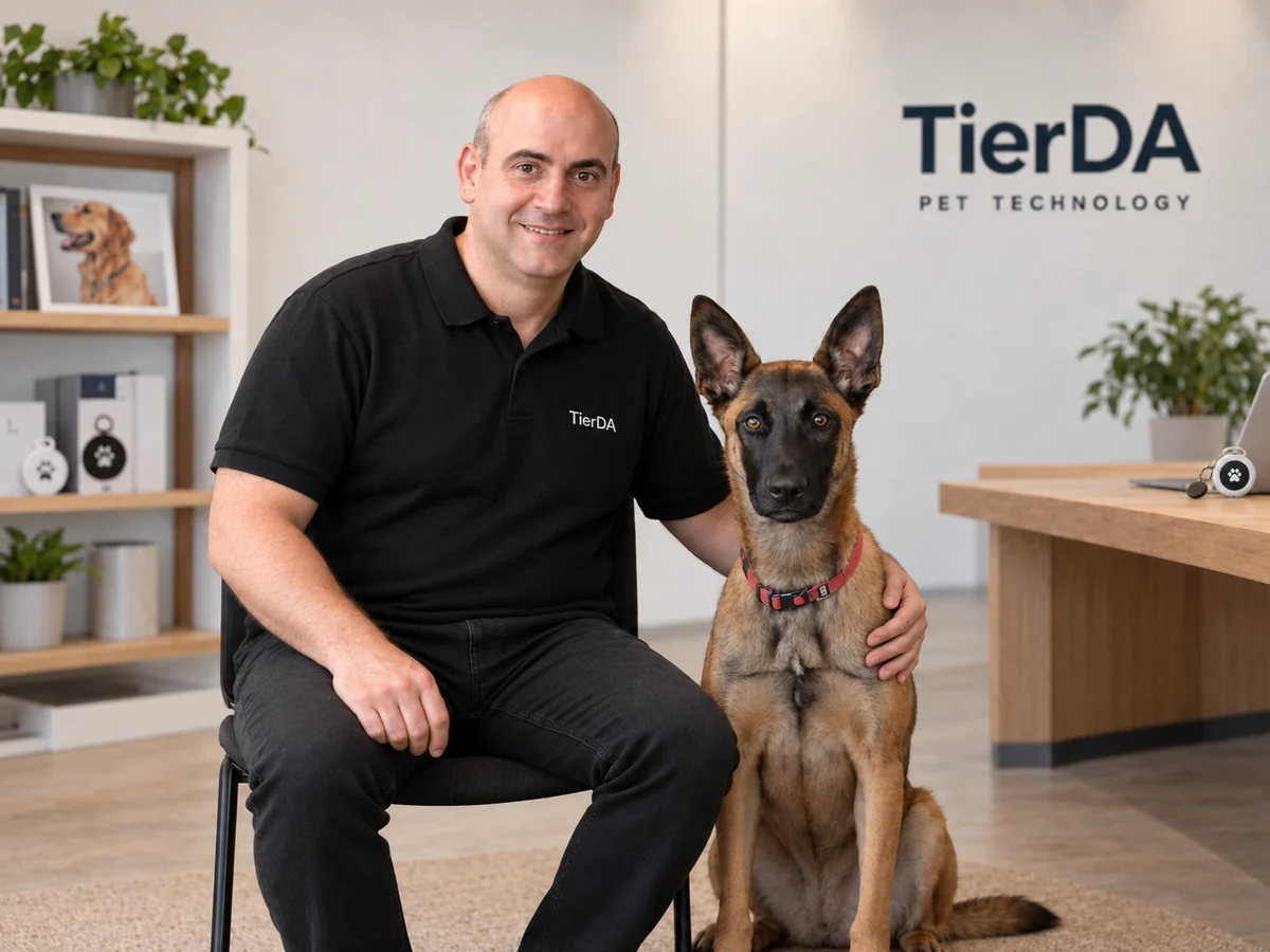 TierDa Mitgründer Roman mit seinem Malinois Weron